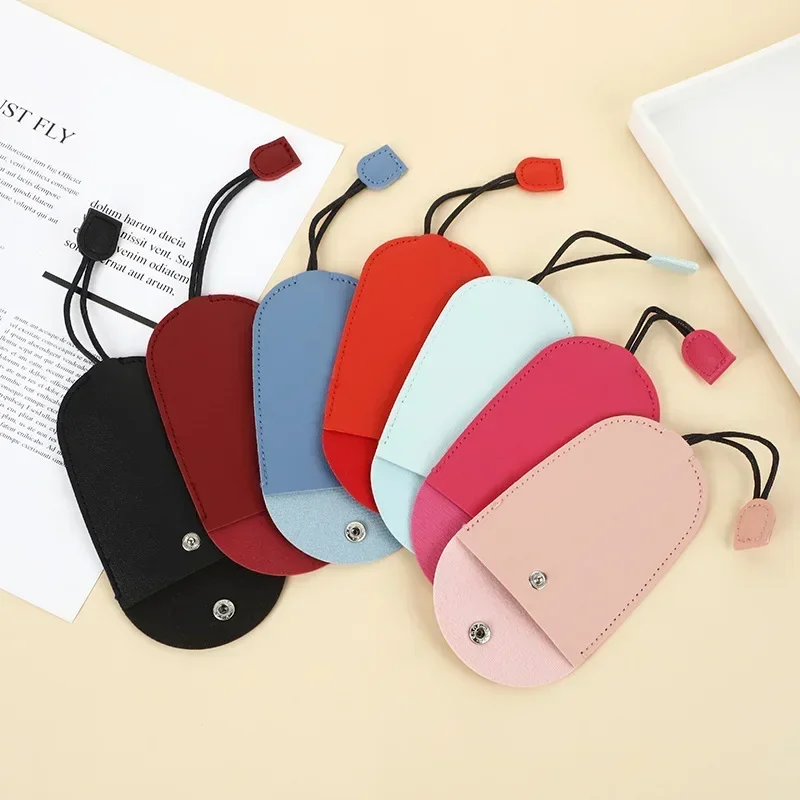 Pull Out Key Case Bags Women Men Solid Colour PU Leather Key Wallets Housekeepers Car Key Holder Case Leather Bag for Keys