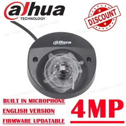 Dahua Original IPC-HDBW2431F-AS-S2 4MP Lite IR Fixed-focal Dome Network Camera IR30M IP67 IK10 Built in MIC & SD Card Slot