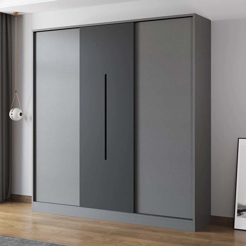 integrated integrated Double door clothes cabinet bedroom simple small modern wardrobe gray durable armario multiuso house furniture - Aliexpress Deal