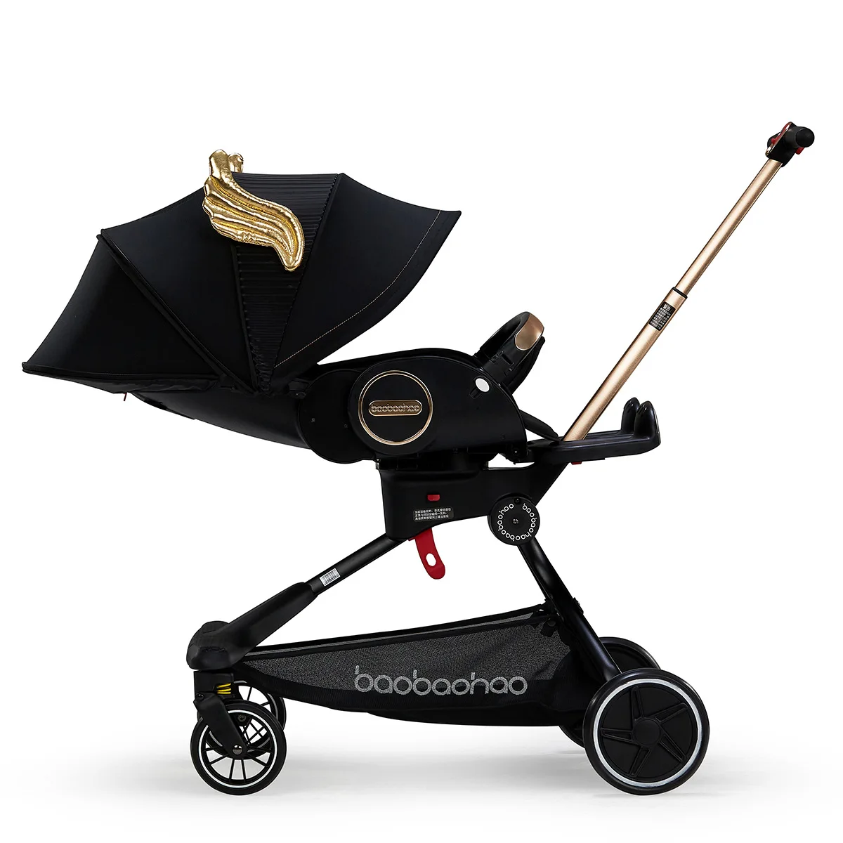 V9 Baby Walking Artifact Walking Stroller High Landscape Can Sit Lie Flat Lightweight and Foldable Four-wheeled Stroller