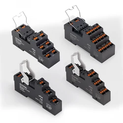 ENMG Relay Base RG05P 5-Pin RG08P 8-Pin RXZE08P 8-Pin RXZE14P 14-Pin Socket for Industrial Relay Connection High-Quality Relay