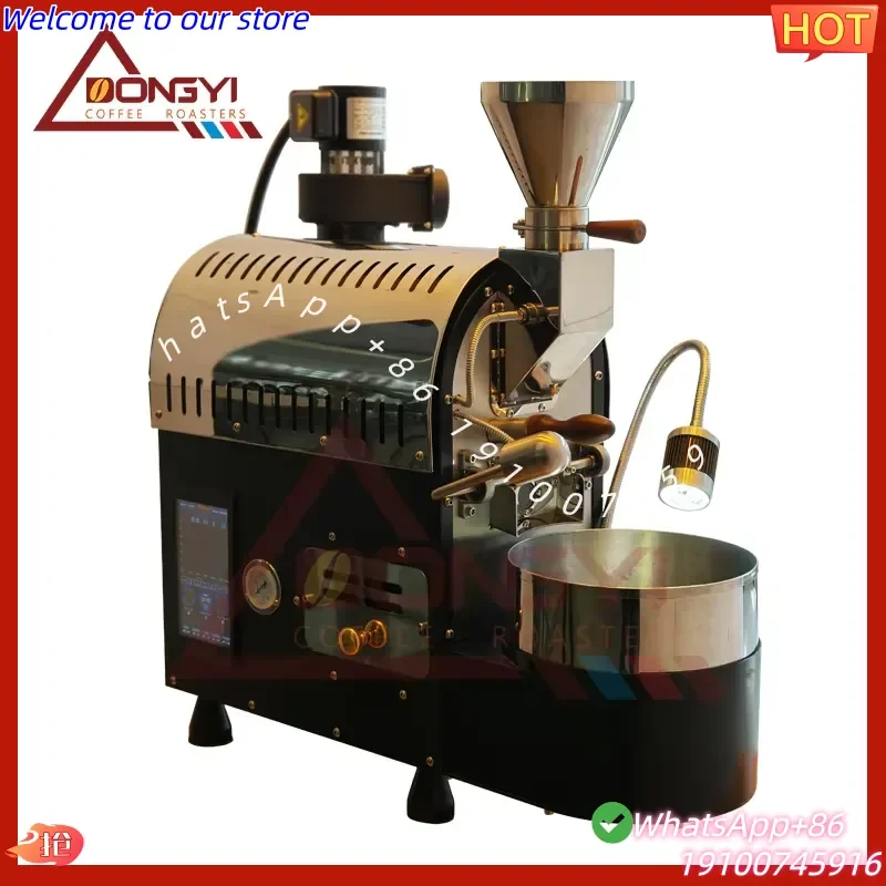 CE Home Use Mini Drum Coffee Roaster Machine 500G & 600G Capacity for Small Coffee Roasting