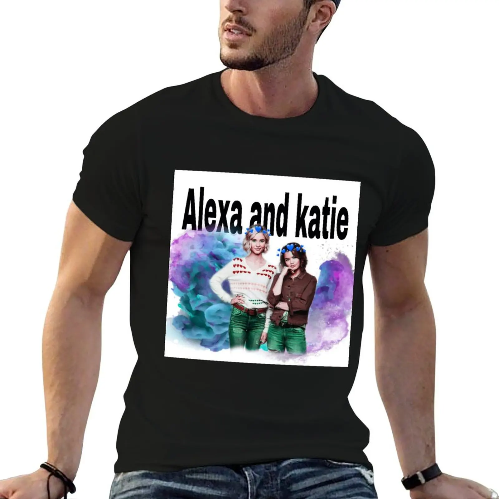 Alexa and katie T-shirt T-Shirt anime t shirts graphics mens workout shirts