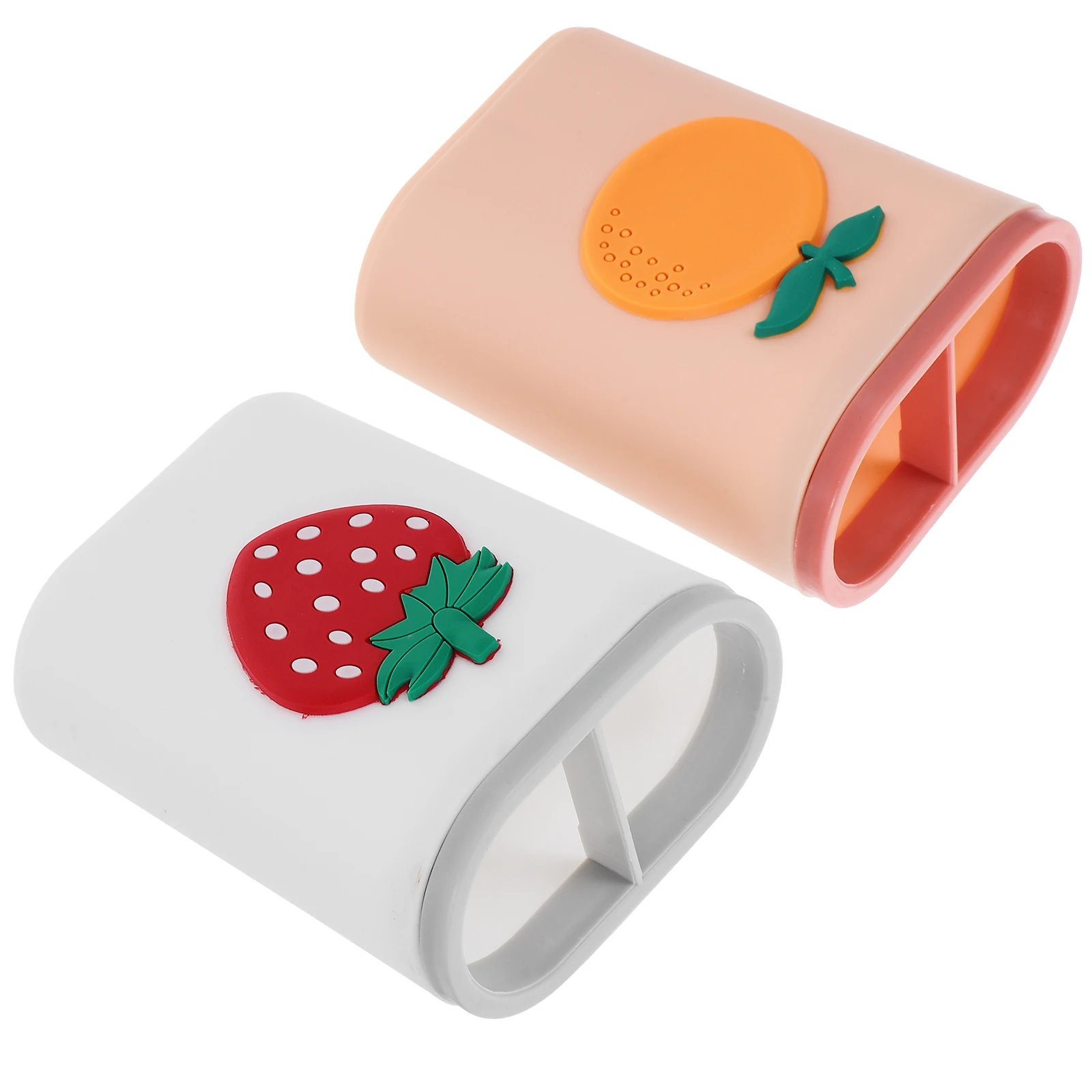 

2pcs Cartoon Pen Holder Large Capacity Desk Organizer Sturdy Pencil Cup Fresh Color Desktop Storage Stationery Container For