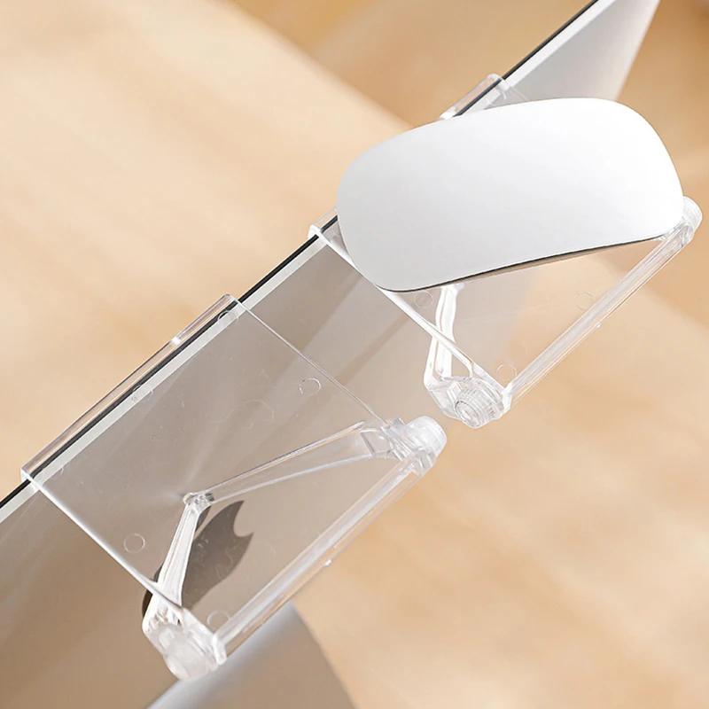 Adjustable TV Computer Monitor Storage Shelf Rack PC Screen Organizers Bracket Holder For Remote Control Wifi Router Set-Top Box