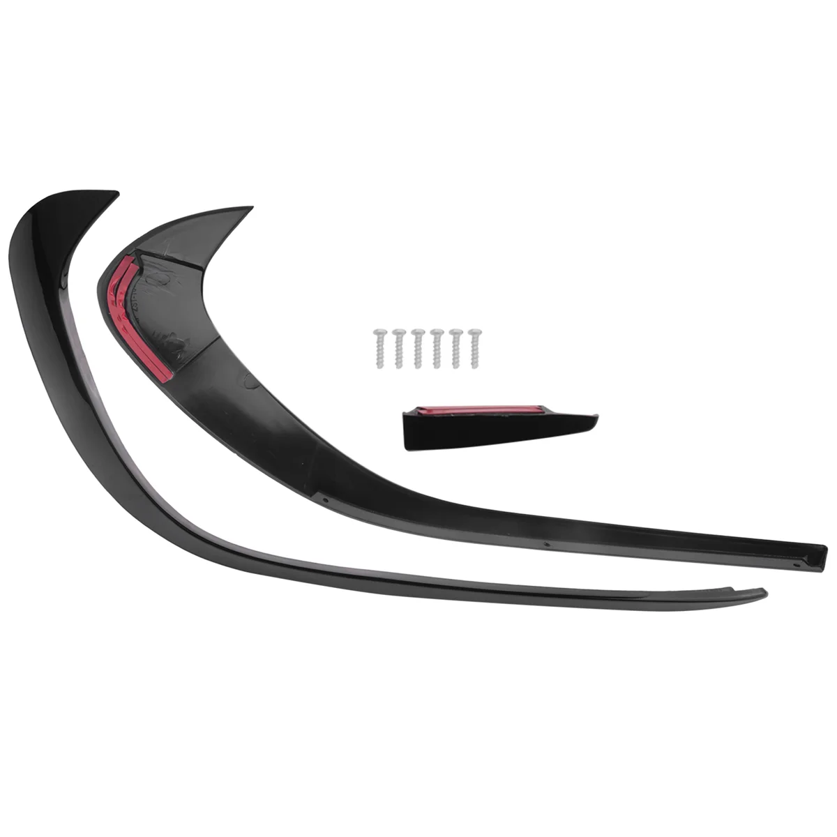 1Pair Front Bumper Side Air Knife Splitter Spoiler Trim for Mercedes Benz A Class W176 A180 A200 A220 A250 A45 2016-2018