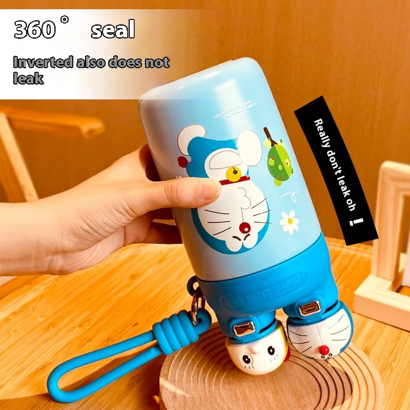 620ML Doraemon 316 Stainless Steel Insulated Cup Cartoon Cup Household Portable Coffee Cup High Appearance Children's Water Cup