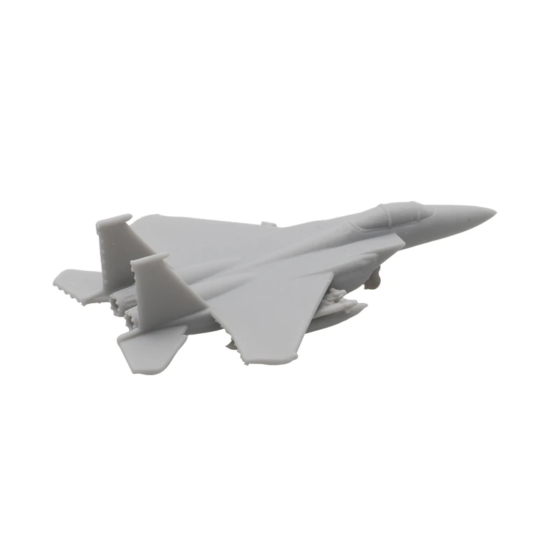 10PCS F-15E Fighting Plane Model Length 8/28/49/56mm Uncolored 3D Printing Strike Aircraft Resin Toys for Collection Souvenirs
