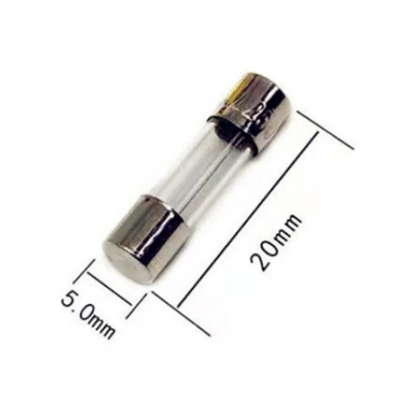 10pcs 5x20mm Glass Fuse with Box 5x20 0.1A 0.2A 0.5A 1A 2A 3A 4A 5A 8A 10A 15A 20A 25A 30A 250V 5*20mm Household Fuses Tube