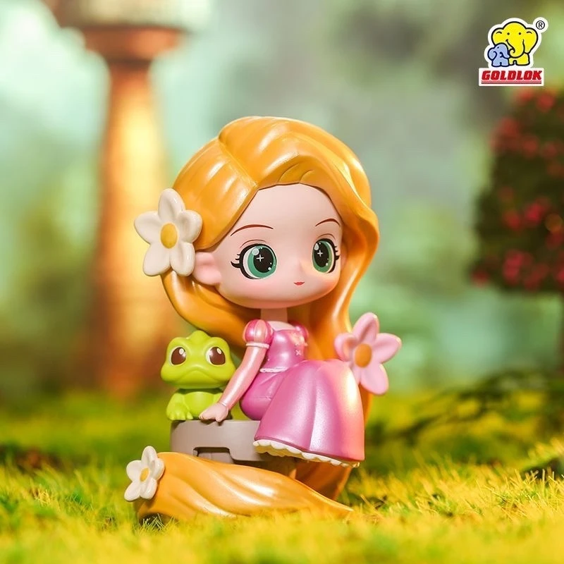 2024new Disney Princess Series Mystery Box Fairy Tale Town Surprise Blind Box Trend Toys Girl Birthday Gift Collection Figure