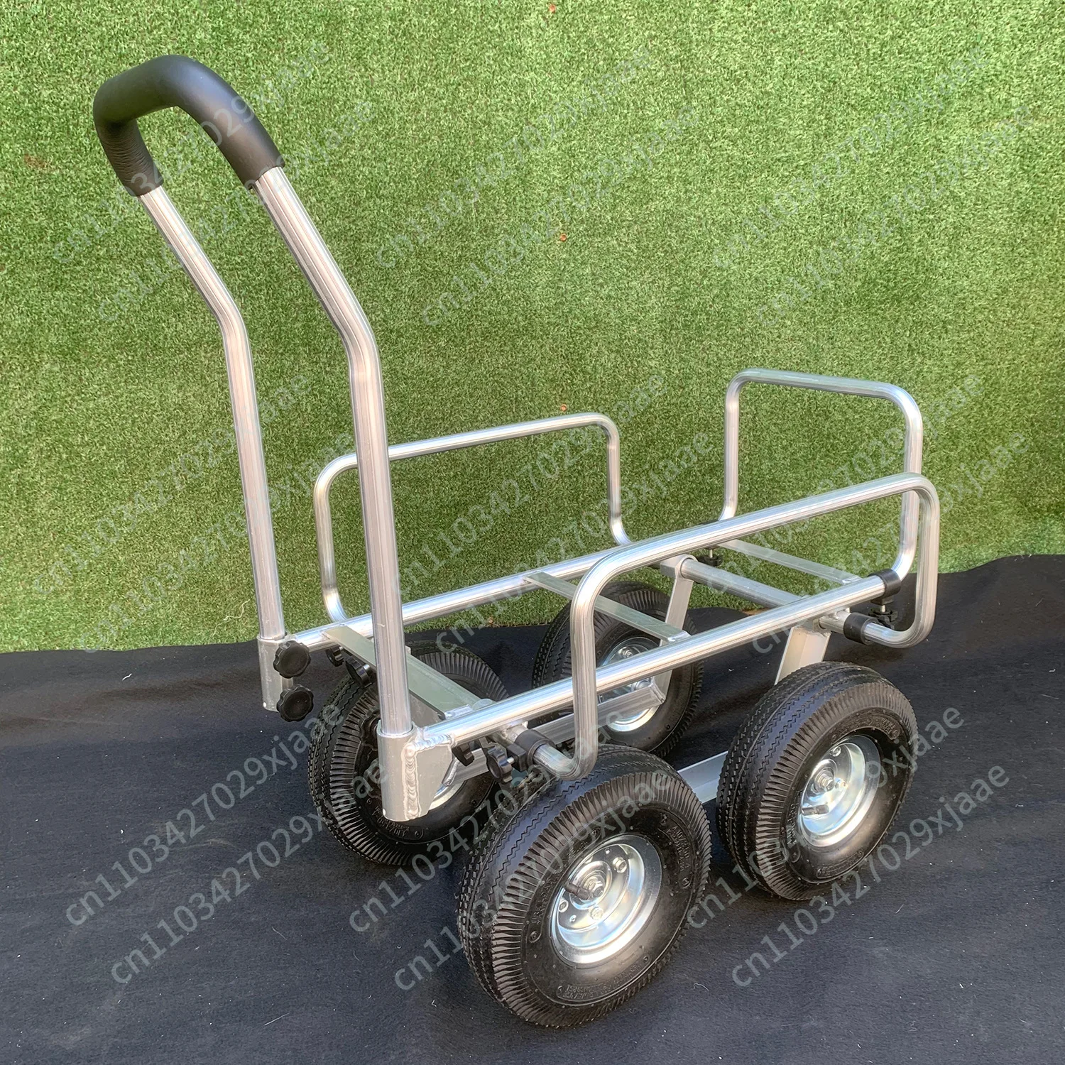 Silent Flat with Frame Four-Wheel Cargo Trolley