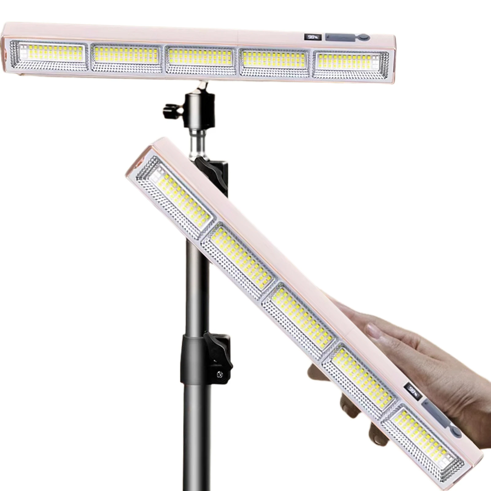 

Перезаряжаемый фонарь для кемпинга с крючком, светильник для ночного рынка, освещение для автосервиса, кемпинга, работы и экстренных ситуаций