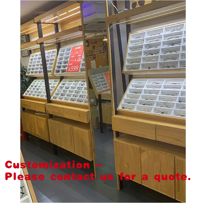 

custom.Tailor Made Hot Sale Optical Shop Interior Design Custom Optical Shop Showcase Glasses Shop