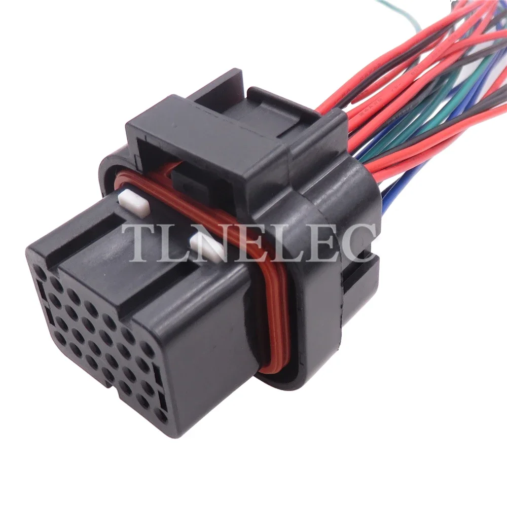26 Pin Way Car Wiring Terminal Socket with Wires Automobile Wire Harness Connectors 6437288-6 1437288-6 3-1437290-7 6437287-8