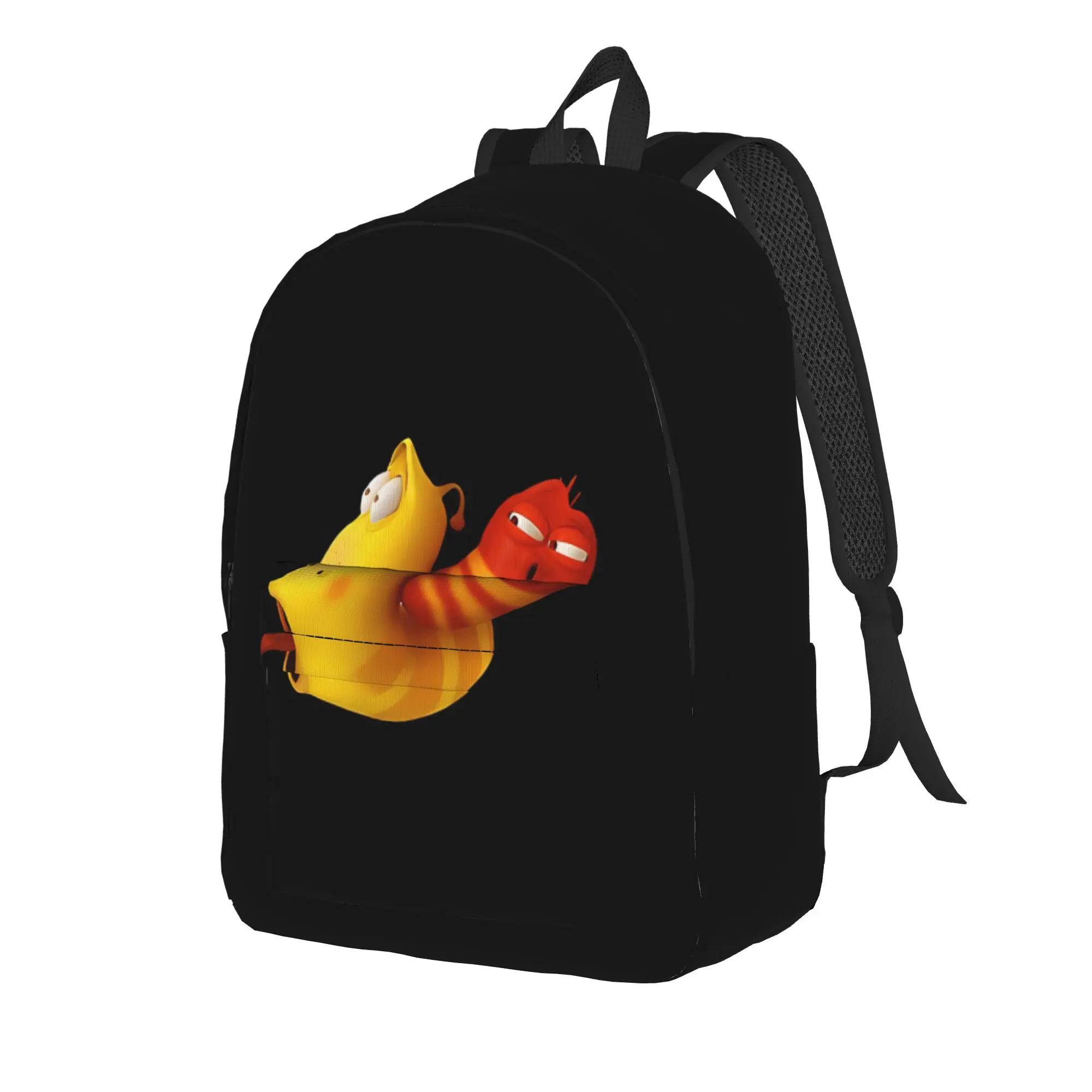 Larva Storage Bag Back to School Season colorful funny insect art  Good Quality Backpack