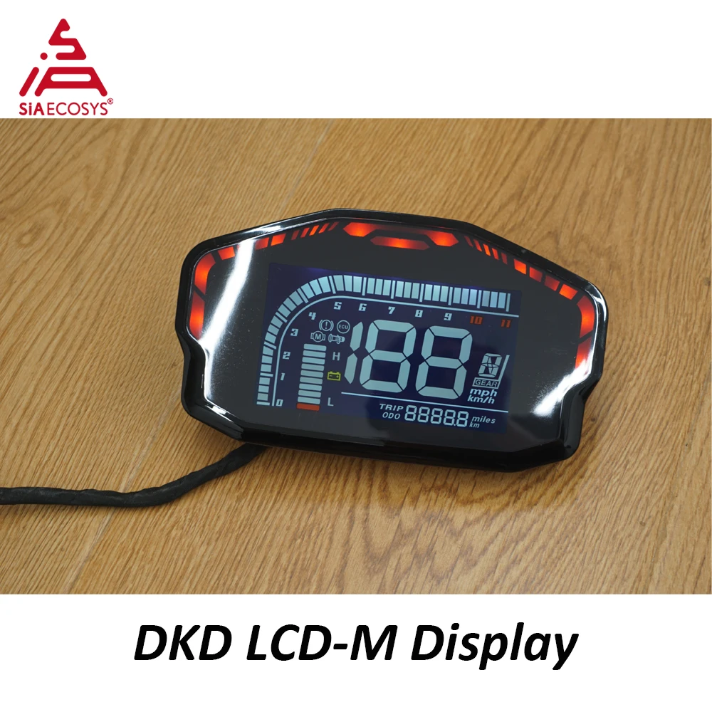 

SiA DKD LCD-M Speedometer Display with LIN/CAN-BUS Optional Communication For Electric Scooter and Motorcycle