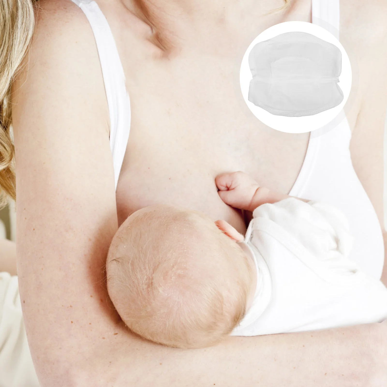 48 ชิ้น Anti Overflow Disposable Breastfeeding Pads บาง Breathable ดูดซับเสื่อพยาบาลสบายผิวไม่ทอ