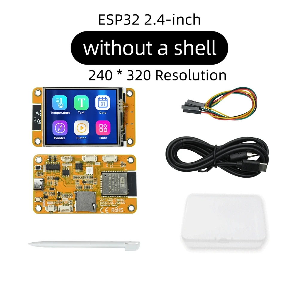ESP32-32E 2.4 2.8-inch WiFi Bluetooth development board 240*320 touch display screen ST7789 Driver AI Chat Interact Study