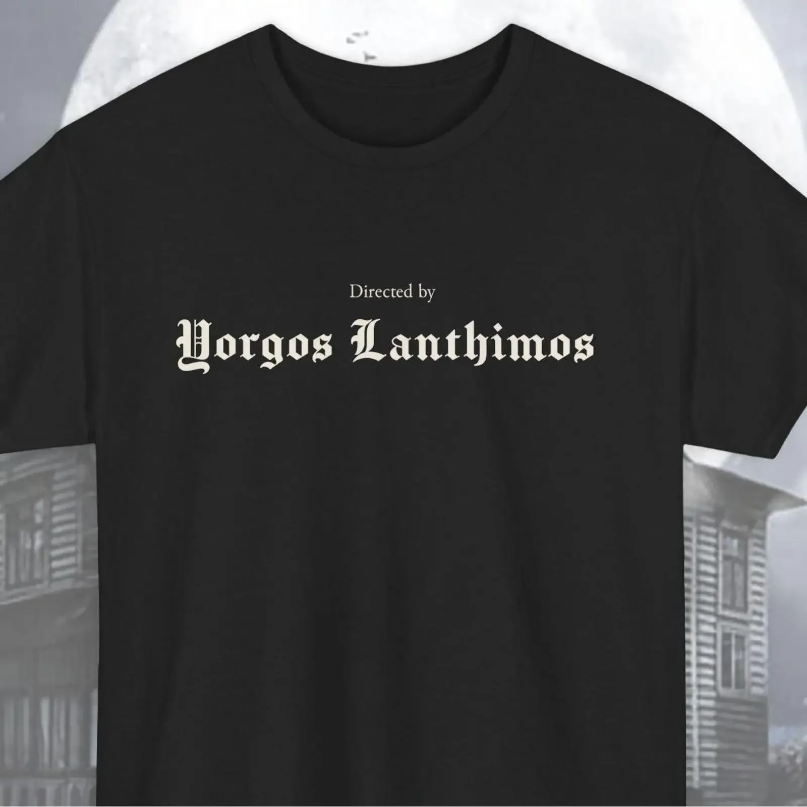 Directed by Yorgos Lanthimos Gothic Text T Shirt Cinema Lover for Poor Things The Lobster Movie Fans Casual  vintage Washed