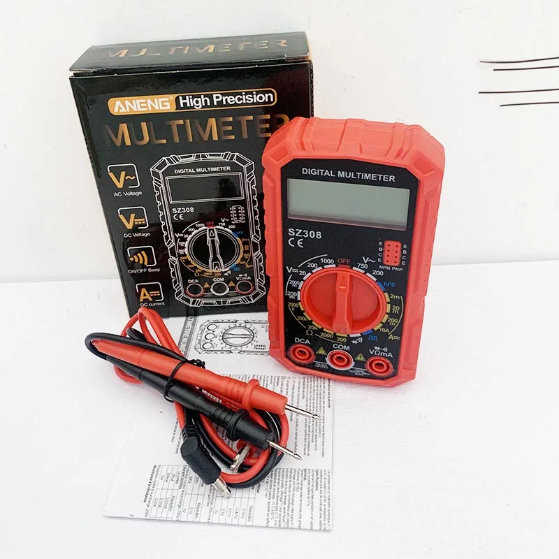 

Multimeter Electrician Household Us Digital Multi functional AC/DC Current Meter Voltage Resistance Meter Universal