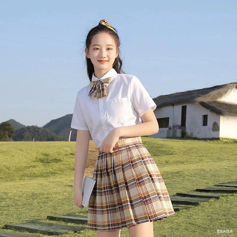 Koreanische Schuluniform für Mädchen Japanische Seifuku Cosplay Student Sexy Jk Uniform Schule Kleidung Faltenrock Kleid Schulmädchen