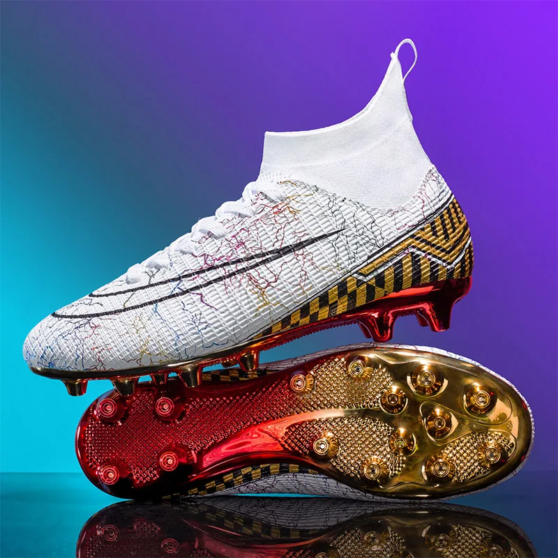 أحذية كرة القدم للرجال AG من العشب الاصطناعي المقاوم للانزلاق، أحذية كرة القدم للتدريب على كرة الصالات، أحذية رياضية لكرة القدم #2