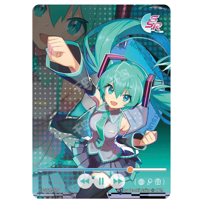 KAYOU Hatsune Miku Christmas Birthday Gift SSR-01-24 Symphony of Youth Christmas Birthday Gift Boy Anime Collection Card