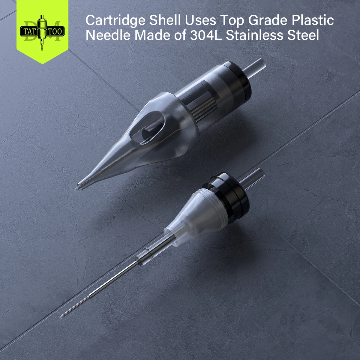 10pcs/set 0.25MM 0.3MM 0.35MM Membrane System Sterilization Safety Cartridge Disposable Tattoo Needles