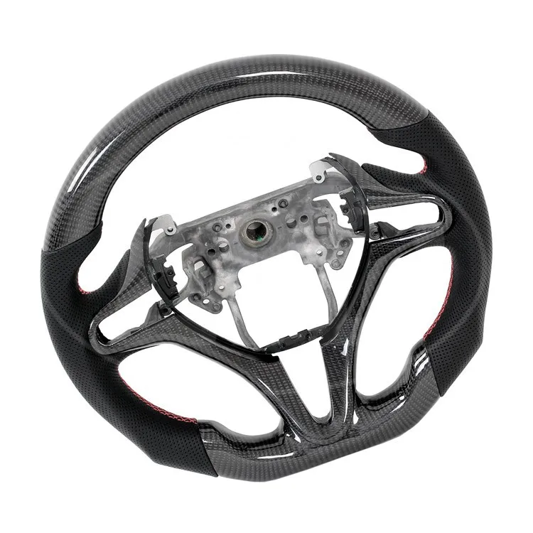 

CARBON FIBER STEERING WHEEL for 2006-2010 HONDA CIVIC FD2 4DR JDM