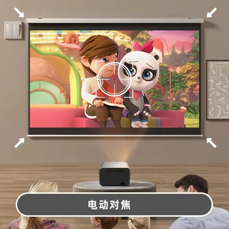 T300 Home Android Version Mobile Phone HD 2K Wireless Projector LED LCD Lamps Battery Cross-Border Home Theater Projector Stock