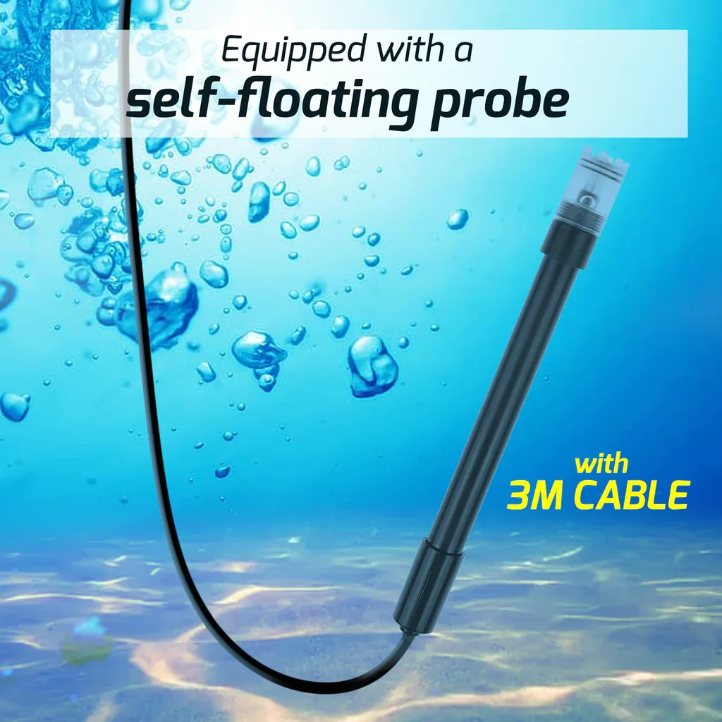 Pentype Dissolved  Meter Rechargeable with 3-Meter Self-Floating Probe (OEM Packaging Available)