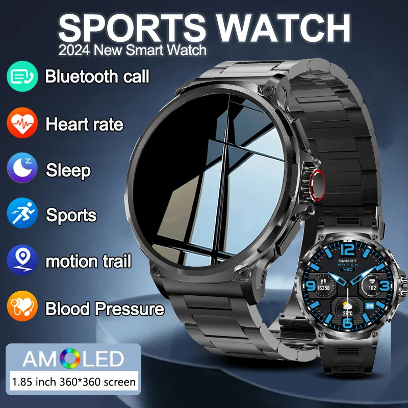 2024 New 1.85-inch Ultra HD Smart Watch GPS Track HD Bluetooth call watch 710 Mah Iarge Battery Suitable Smart Watch For Huawei