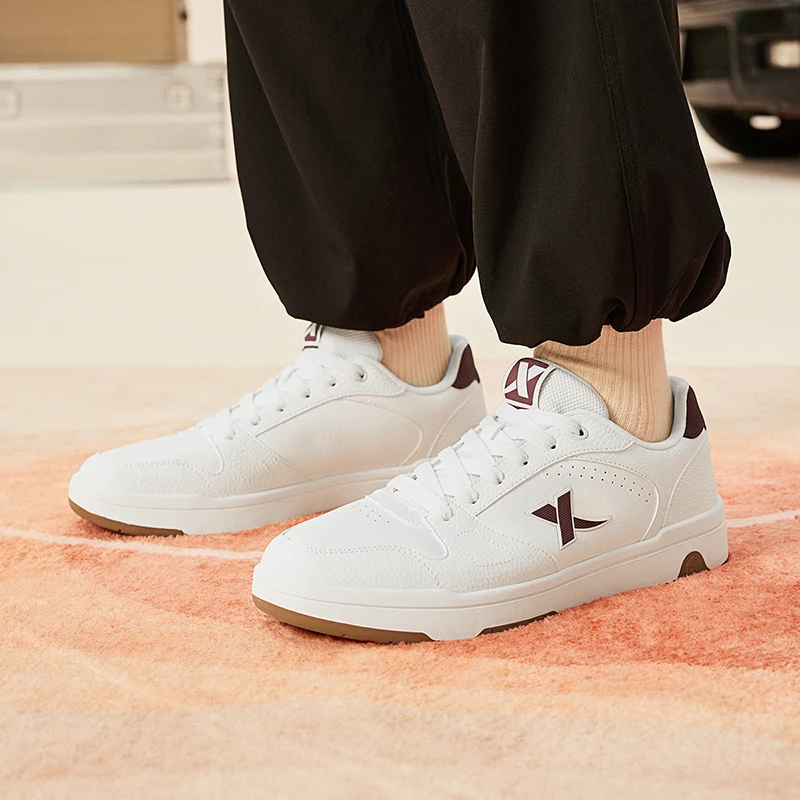 Xtep Skateboarding Shoes For Men 2024 Autumn Comfortable Skate Shoes Wear-Resistant Stability Street Style Sneakers 876319310036
