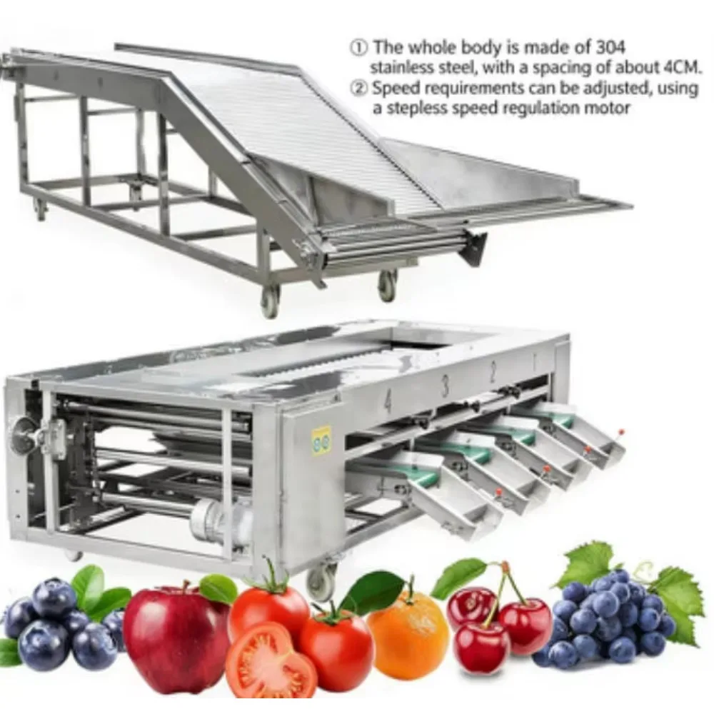 Hot Selling Sweet Potato Grader Potato Sorting Machine / Onion Grading Machine / Tomato Sorting Machine