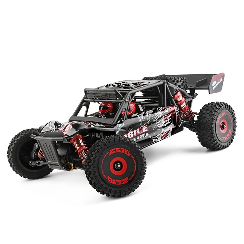 4 Stück Vorder- und Hinterreifen Radreifen für Wltoys 124016   1/12 RC Car Upgrade Teile Ersatzzubehör