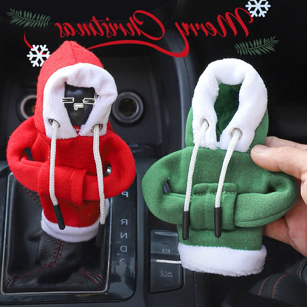 عيد الميلاد والعتاد التحول غطاء هوديي صغير التحول غطاء والعتاد مقبض الديكور يناسب دليل التلقائي سيارة رافعة تحول ديكور داخلي