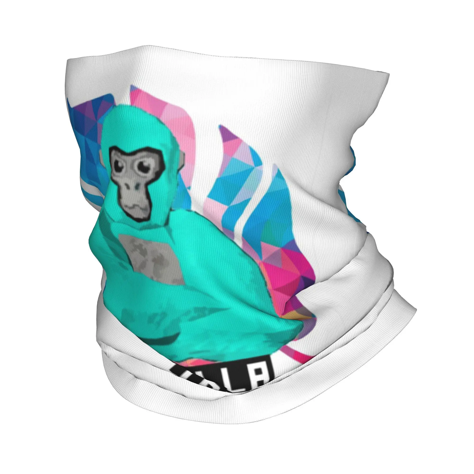 

Горилла бирка цветной лист бандана на шею шарф с принтом многофункциональная Балаклава для верховой езды для мужчин женщин взрослых зима