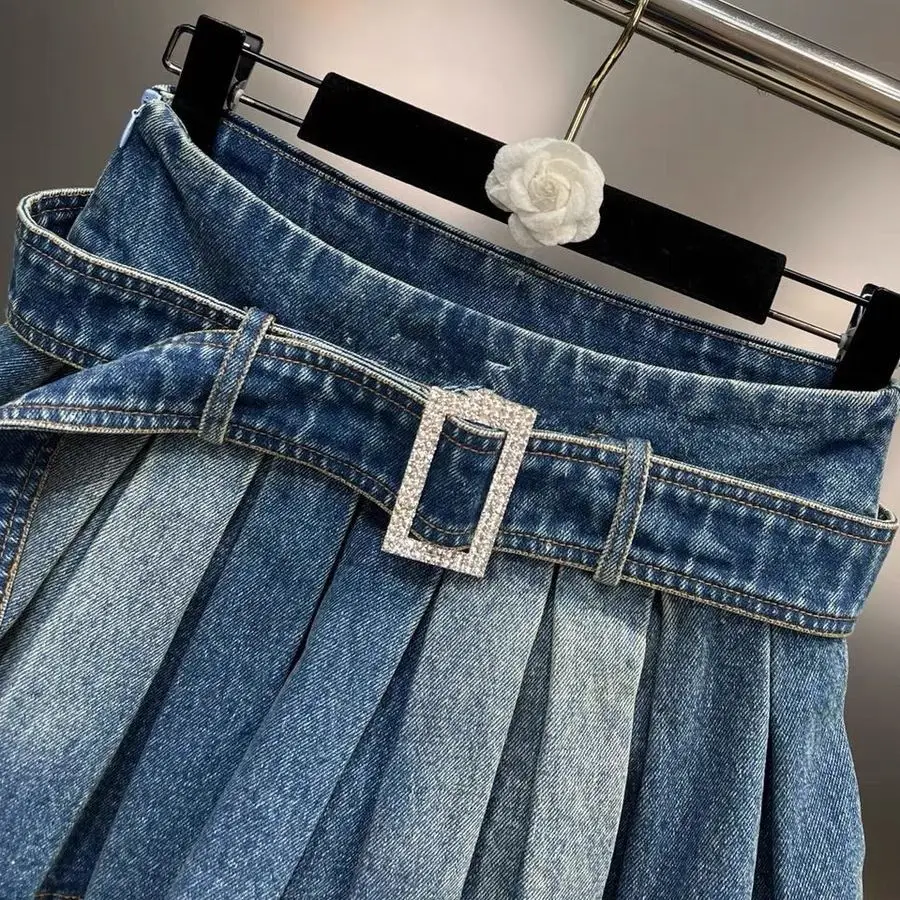 2023 Autumn Girls Fashion Jeans Denim Skirt