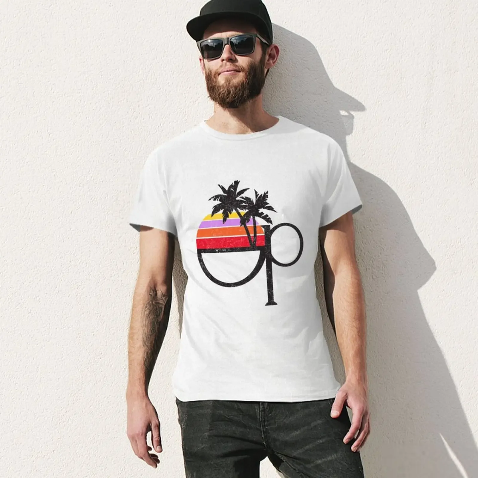 Camiseta clásica de Ocean Pacific OP para hombre, ropa Vintage desgastada de los años 80, sublime oversizes, nueva edición