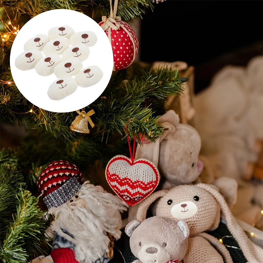 

15 Pcs Nose Accessories Craft Crochet Eyes for Animals DIY Accessory Stuffed Cute Bear and Dog Mouths Toy Safety Tool