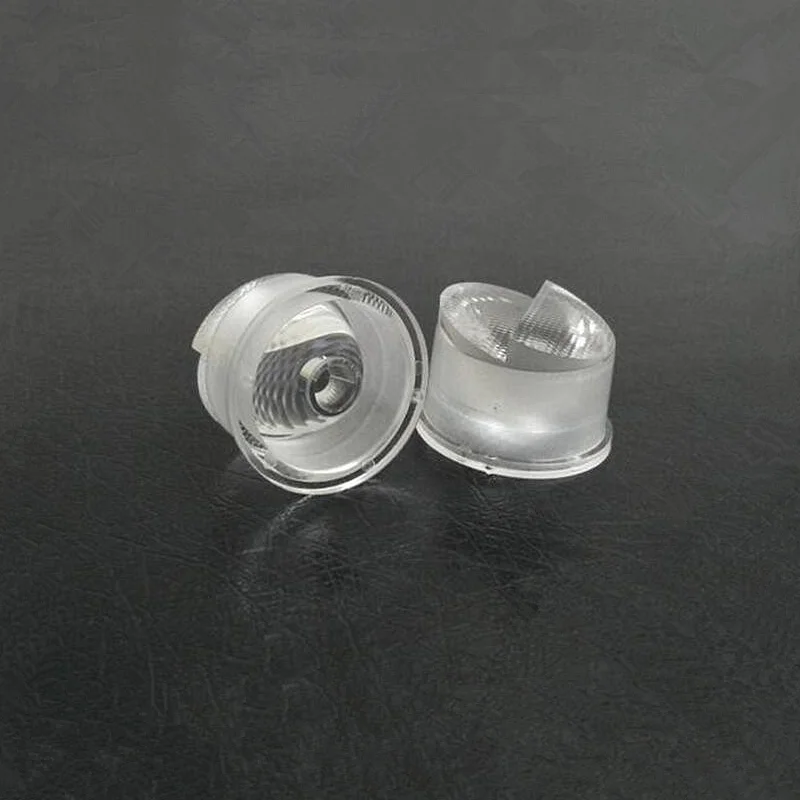 #ULVA-23.8 High quality Waterproof Led Lens, Polarized Led Optical lens, Size 23.8X15.9mm, 45 degree, Bead Surface, PMMA
