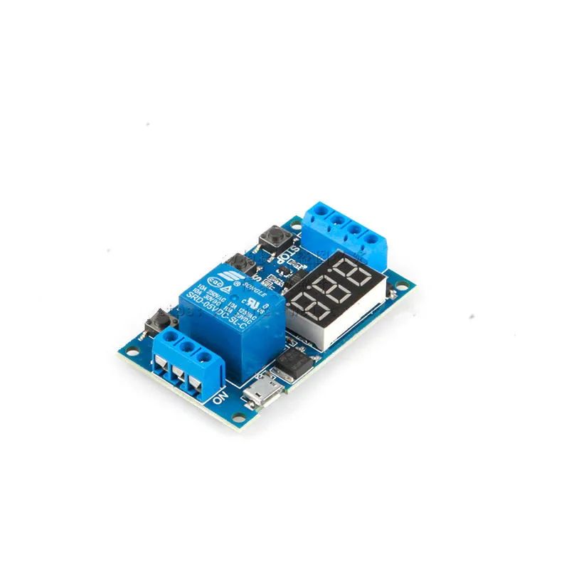 1-Weg Relais Module Vertraging Power-Off Module Disconnect Trigger Schakelaar Vertraging Cyclus Timing Circuit Switch