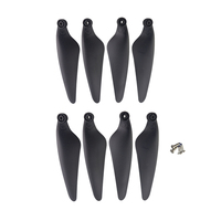 8PCS Propeller Spare Part for Hubsan Zino H117S Pro RC Drone Quadcopter Maple Leaf Wing CW CCW Fan Rotor Part Accessory