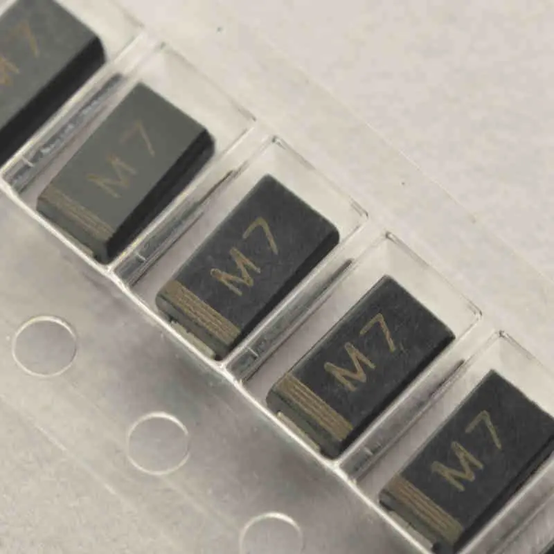 100pcs 1n4007 In4007 M7 1a/1000v Sma Do-214ac Rectifier Diode