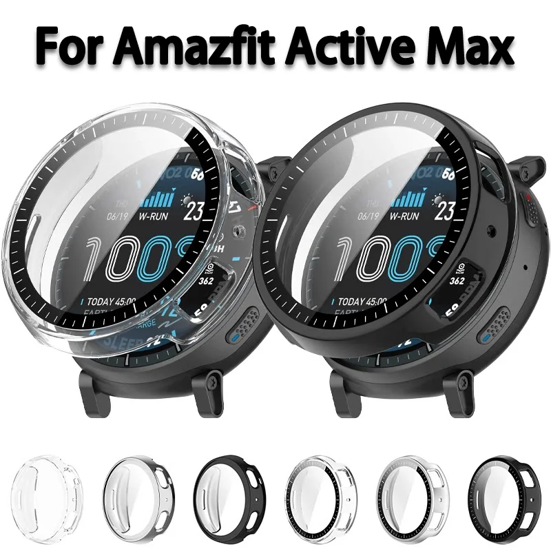 New PC/TPU Case Protective shell For Amazfit Active Max High definition glass For Amazfit Active Max Shell membrane integration