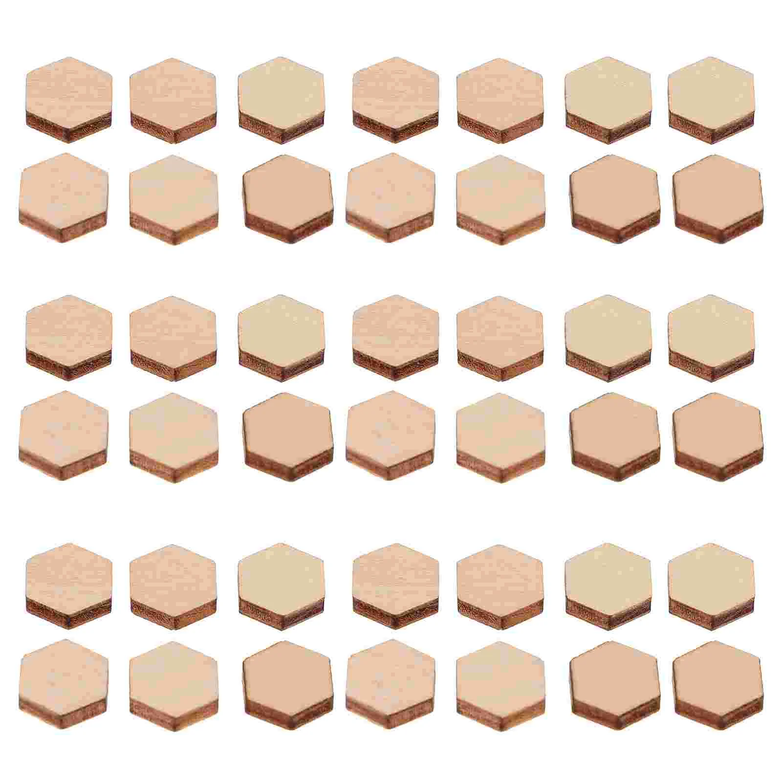 

200 PC Small Artificial Plants Wooden Hanging Ornaments DIY Crafts Shapes Office