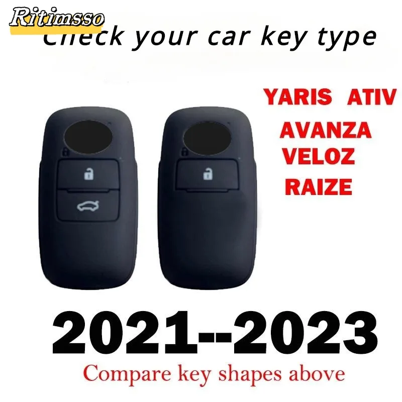 Soft Tpu Car Key Cases For Daihatsu Rocky Tanto for Toyota Raize  2020 2  3 4 Buttons Smart Remote Control Protector Cover
