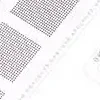 Hole Spacing 0.3/0.35/0.375/0.4/0.5/0.58/0.6/0.8/1.0mm Universal Green Oil Net UV Solder Mask BGA Reballing Stencil