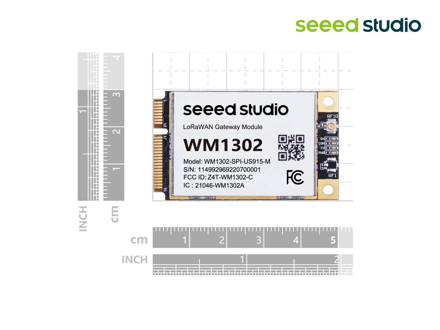 Moduł bramy Wio-WM1302 LoRaWAN (SPI) - US915 - M, LoRa 915 MHz 902-928MHz — zdjęcie produktu 5