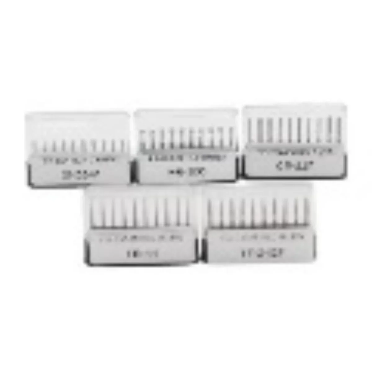 10pcs/box Dentist Supplies 1.6mm Shank High Speed Handpiece Polishing Diamond Bur Drill Kit 5 Types